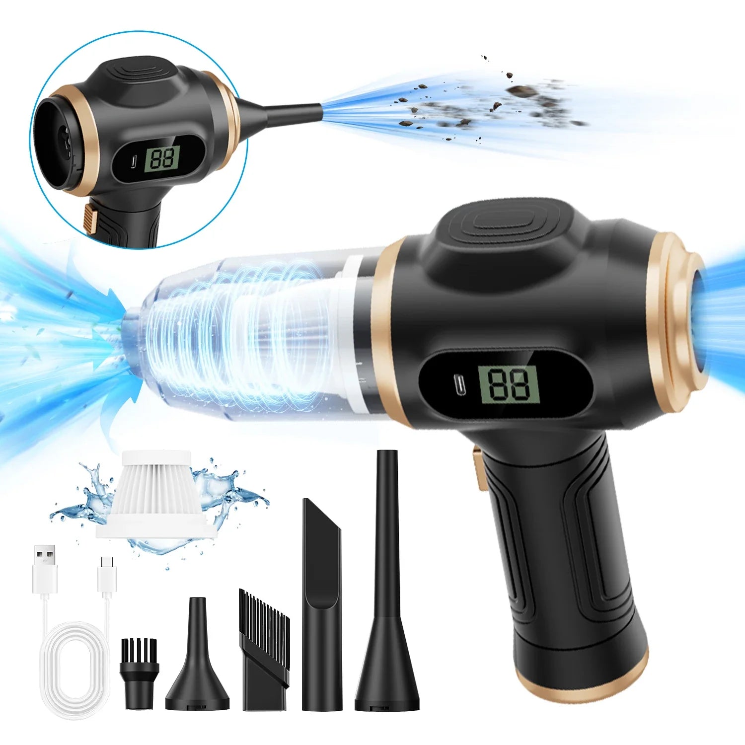 High-Power Handy Vacuum Cleaner